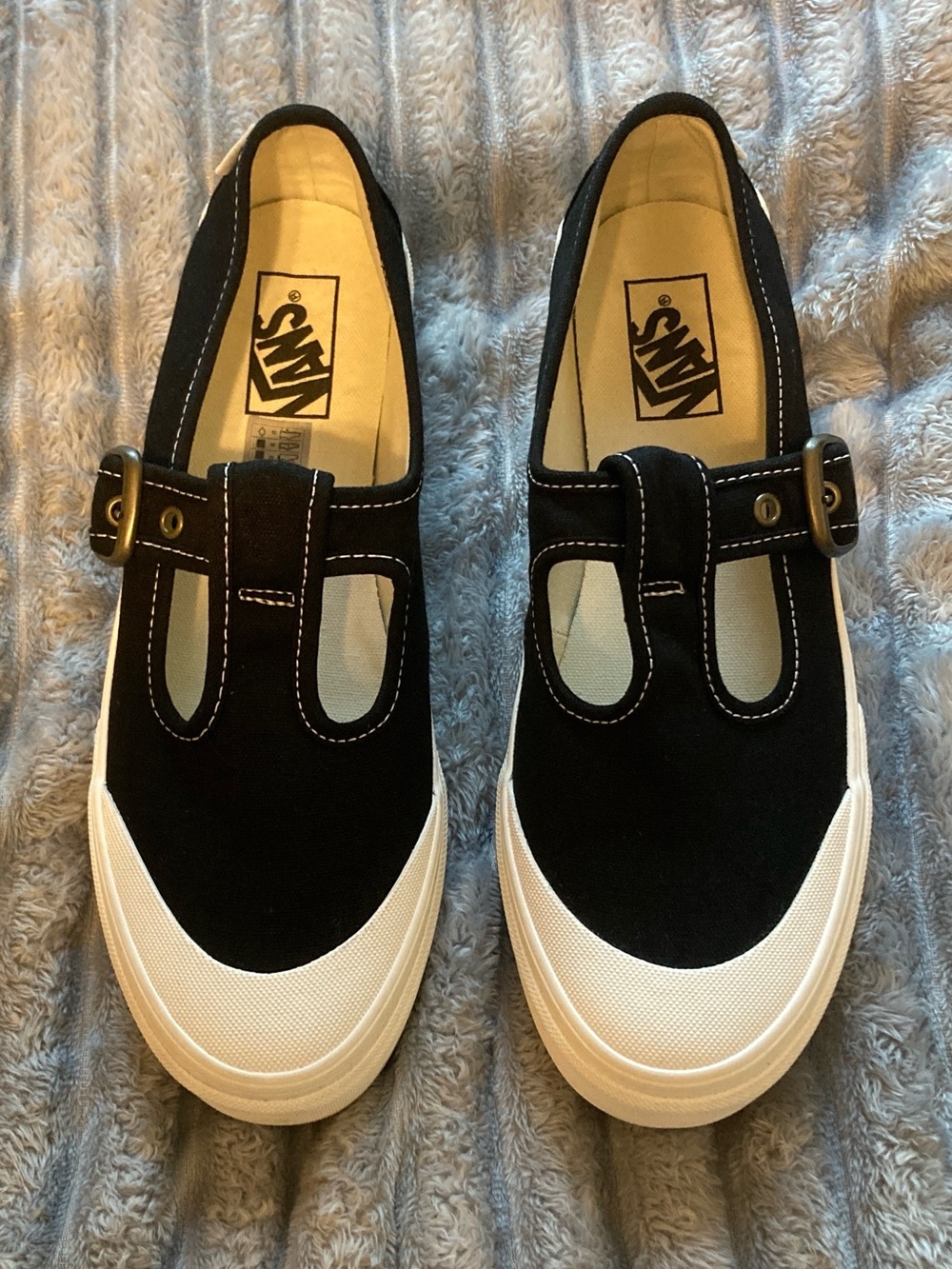 Women’s Y2k Black Vans Brand, Mary Jane Shoes, Size 9.5